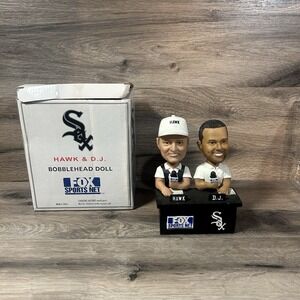 Hawk Harrelson & D.J. Bobblehead Doll Chicago White Sox - 2003